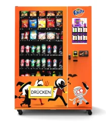 Kühl-Verkaufsautomat mit Touchscreen & Wi-Fi für Snacks und Retail
