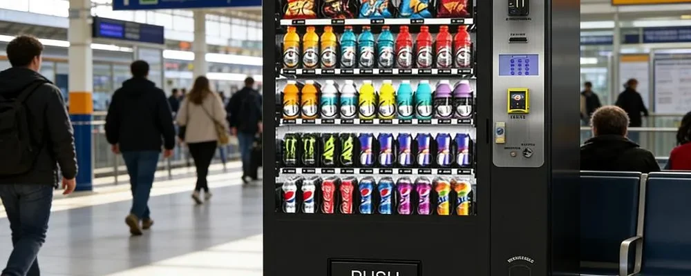 Verkaufsautomat für Bahnhöfe