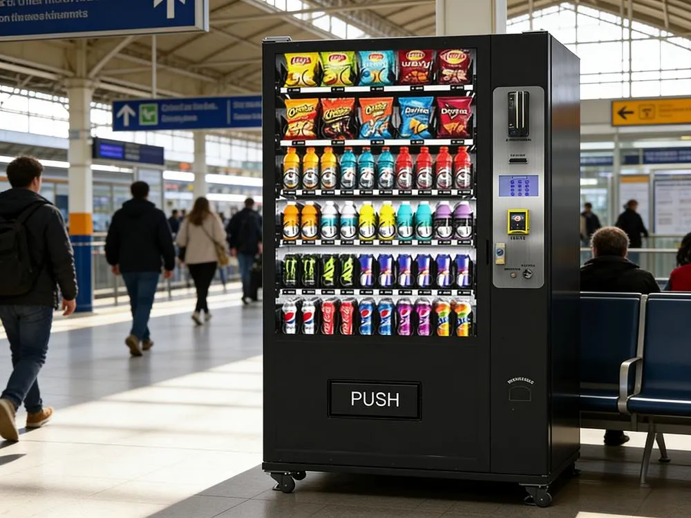 Verkaufsautomat für Bahnhöfe