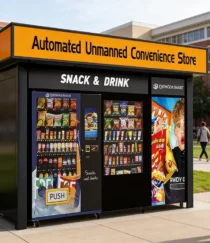 Kombi-Automat für Snacks und Getränke | Effiziente Self-Service-Lösung