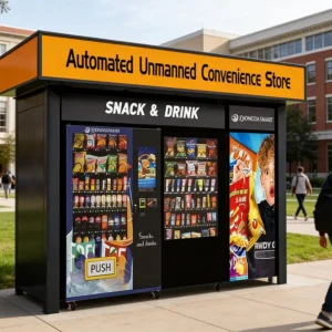 Kombi-Automat für Snacks und Getränke | Effiziente Self-Service-Lösung